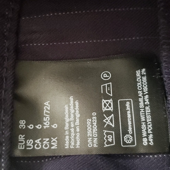 H&M dress pants size 6 NWT - Picture 4 of 6